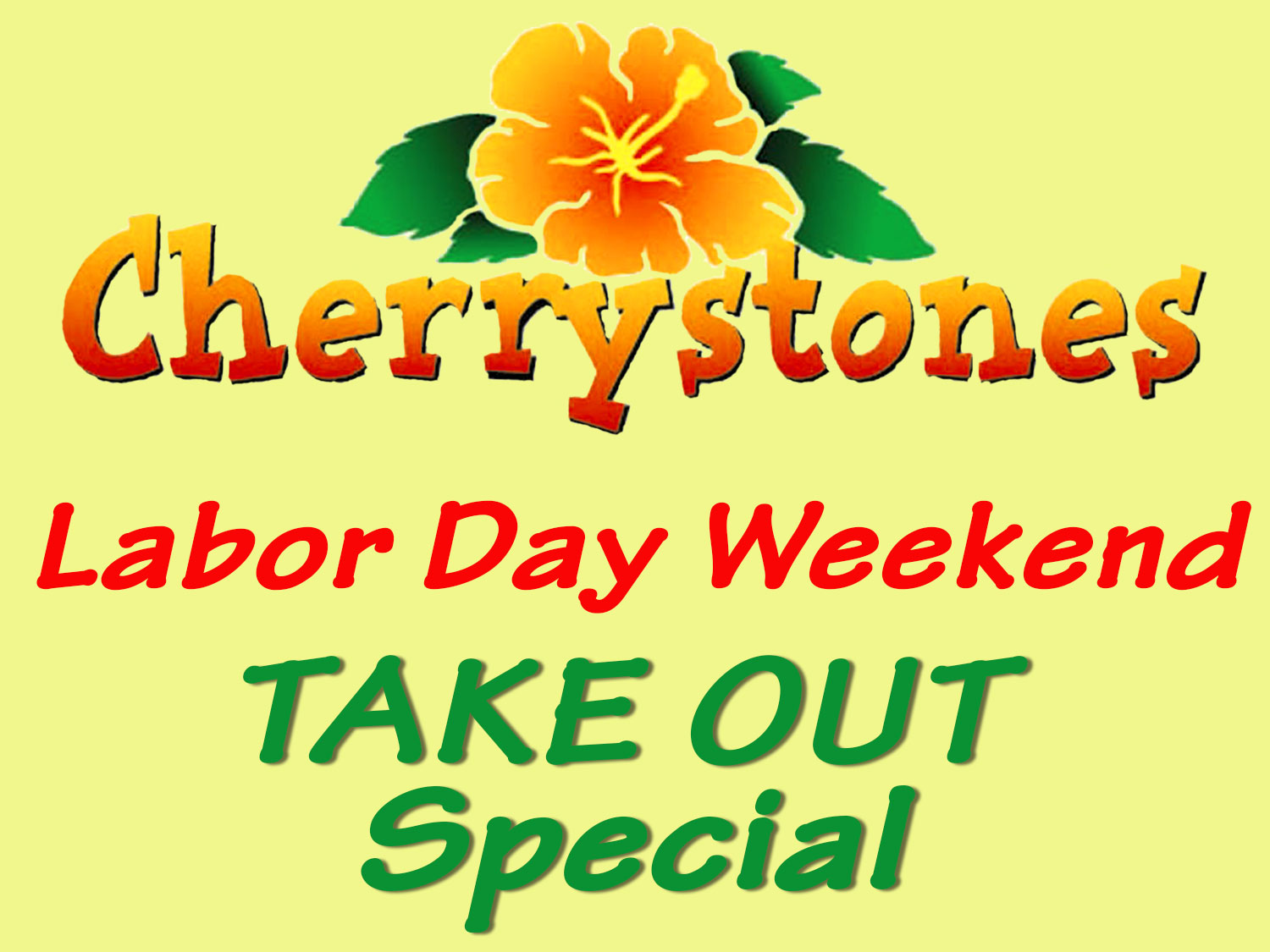 Cherrystones Labor Day Special's