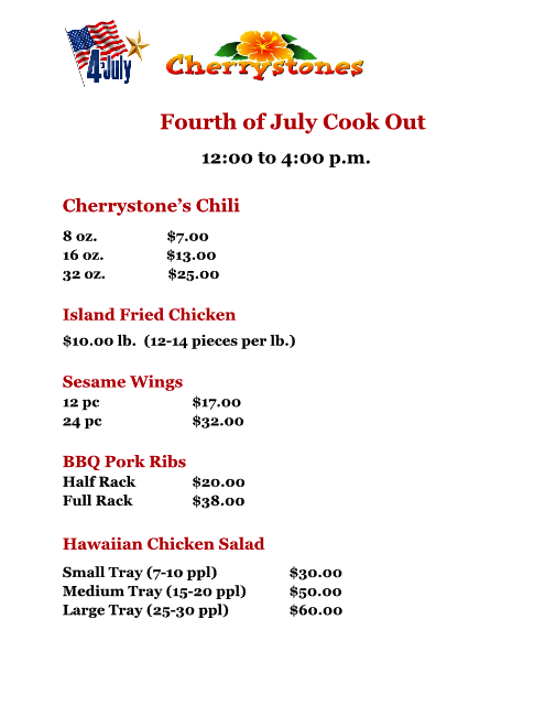 Cherry 4th 2025